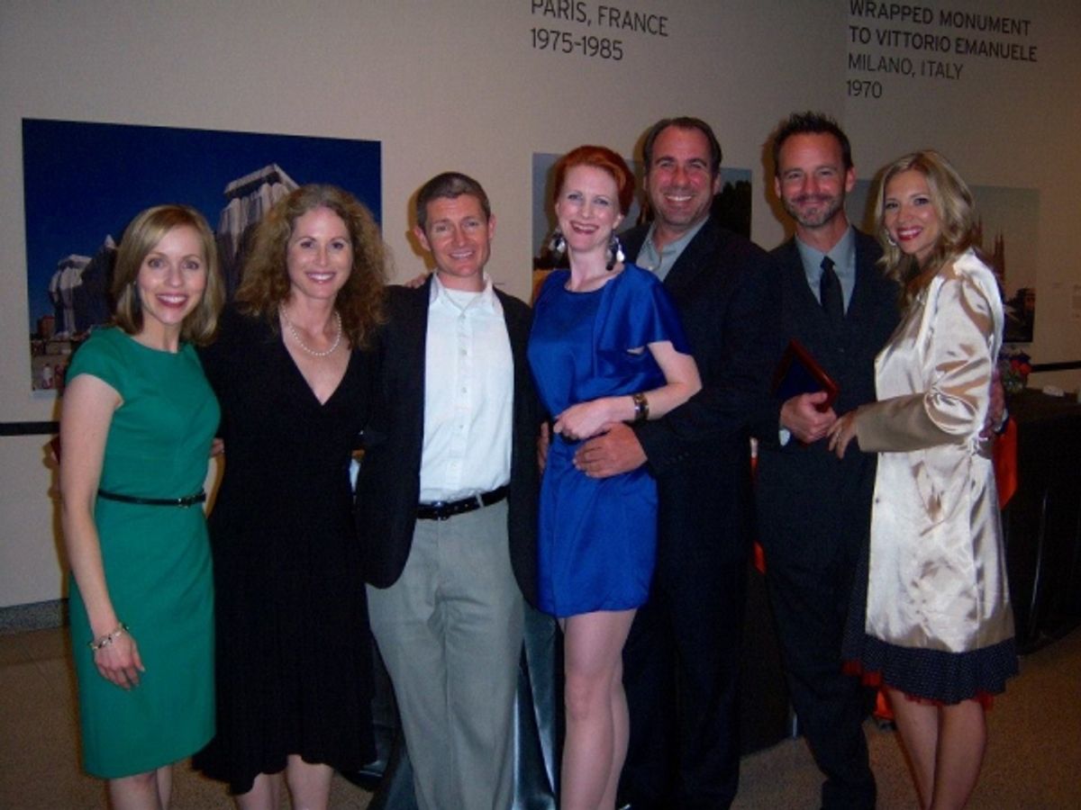 Jill Townsend, Victoria Strong, David McBean, Jill Van Velzer, David Hyde Grant, Randall Dodge, and Brenda Hogan Dodge at 